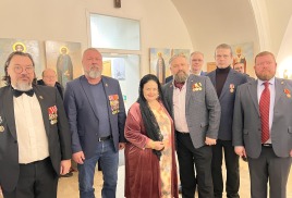 Молебен в день тезоименитства Цесаревича Александра Романова